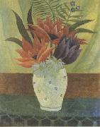 Henri Rousseau Lotus Flowers oil on canvas
